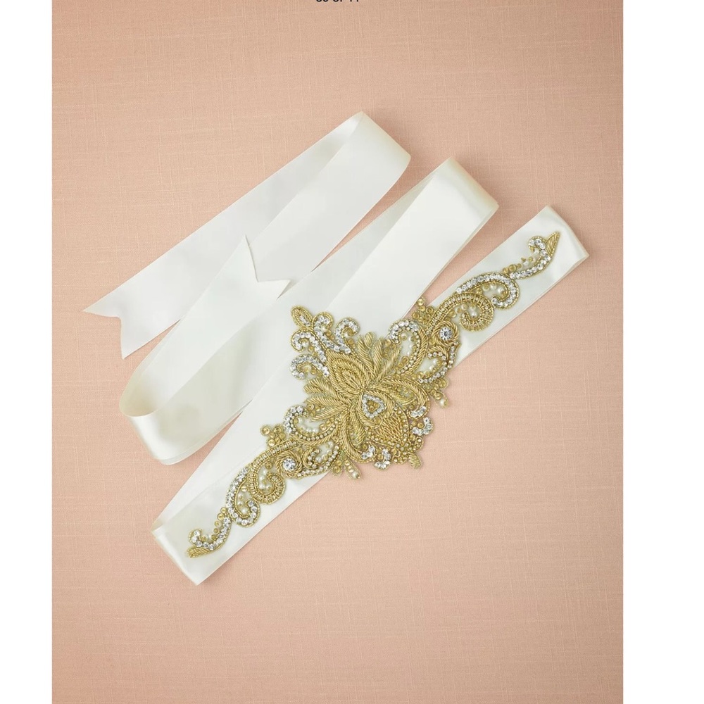 NWT Crystal Bridal Belt Rhinestone Wedding Sash - Picture 5 of 7
